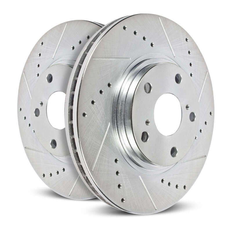 PowerStop 19-21 Mercedes-Benz Sprinter 2500 Rear Drilled & Slotted Rotor (Pair)
