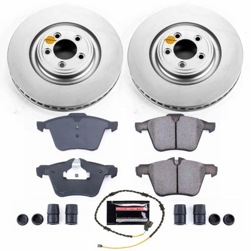 PowerStop 2018 Jaguar XJ Front Z23 Evolution Sport Coated Brake Kit