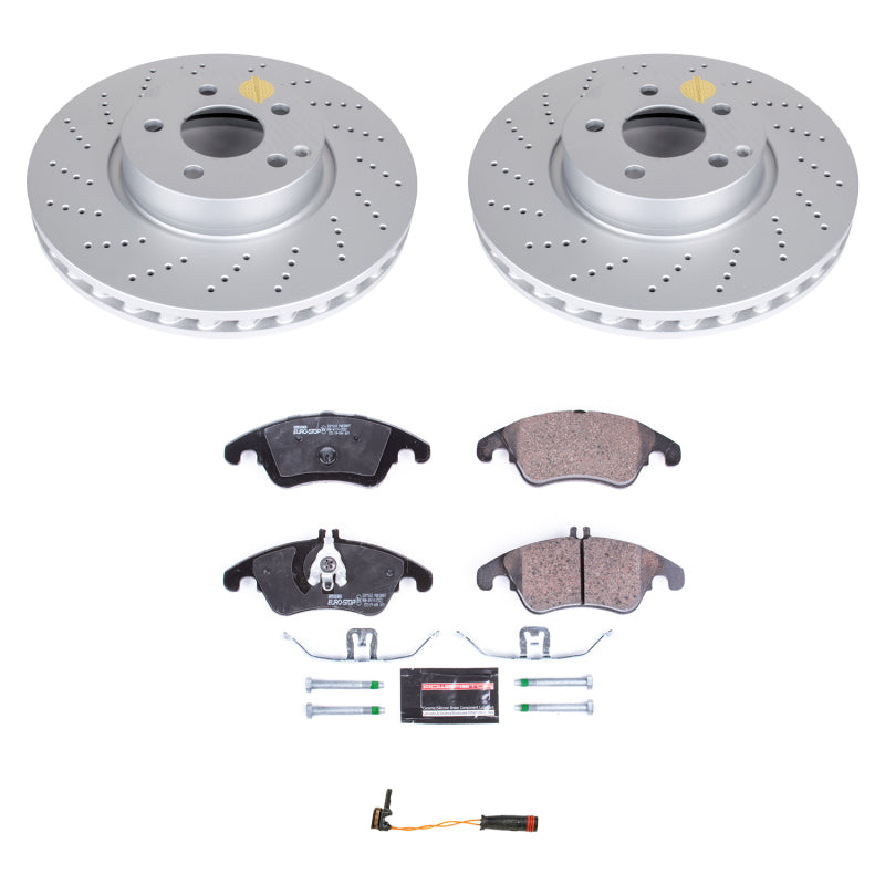 PowerStop 2014 Mercedes-Benz C300 Front Euro-Stop Brake Kit