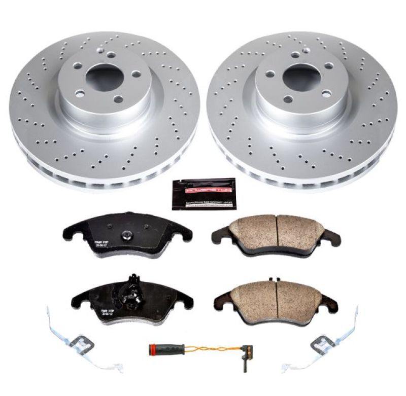 PowerStop 12-15 Mercedes-Benz C250 Front Z23 Evolution Sport Coated Brake Kit