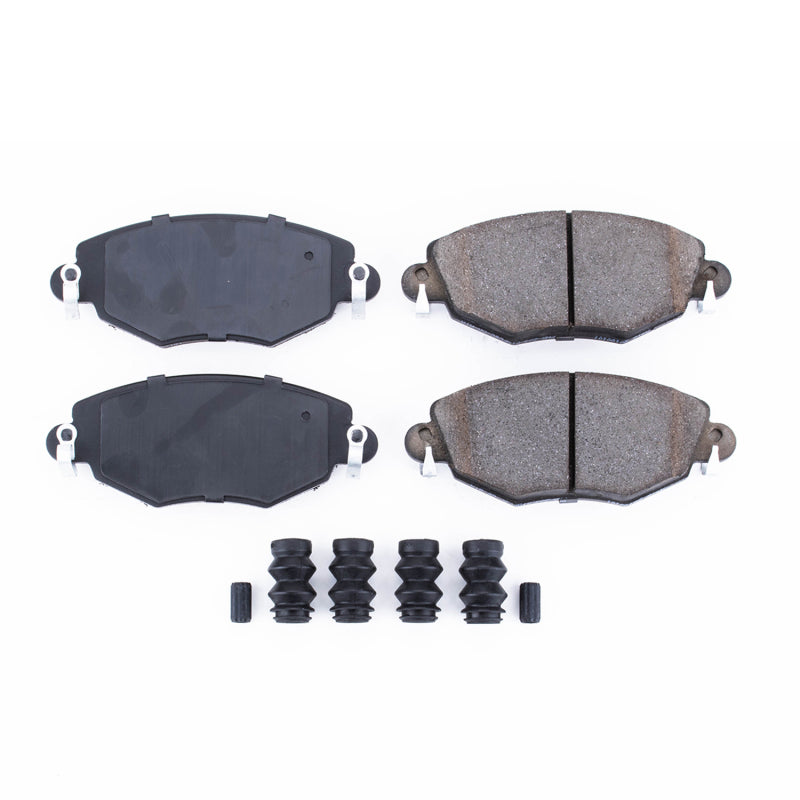 PowerStop 02-08 Jaguar X-Type Front Z17 Evolution Ceramic Brake Pads w/Hardware