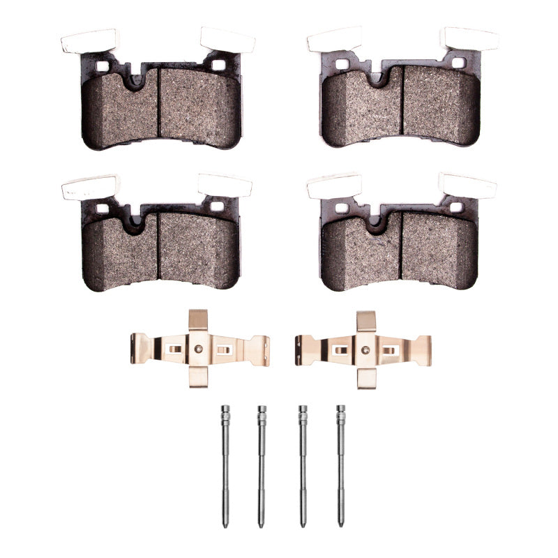 DFC 11-13 Mercedes-Benz C63 AMG Rear 5000 Advanced Low Metallic Brake Pads and Hardware Kit