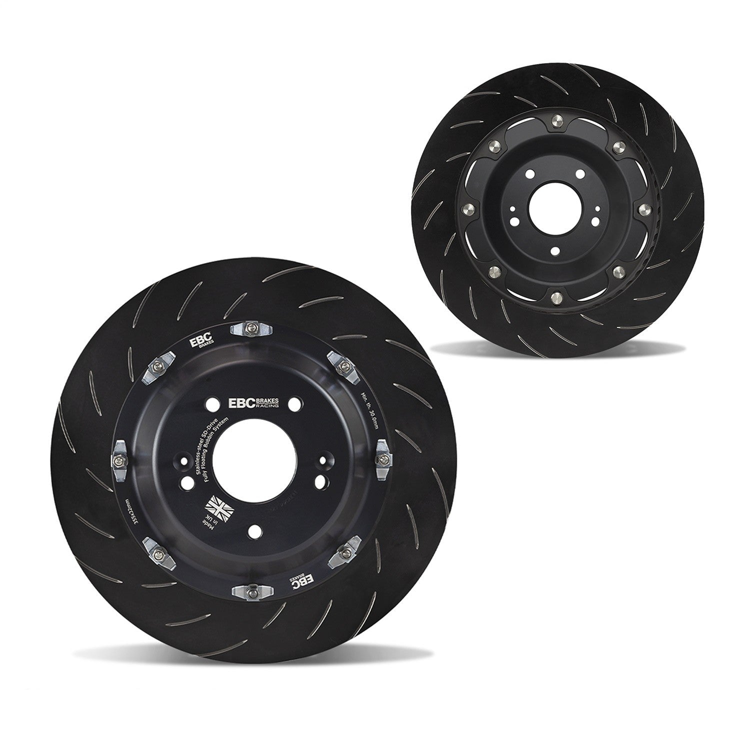 EBC Racing 10-21 Mercedes-Benz C63 S AMG/2014+ Mercedes-Benz E63 AMG 2 Piece SG Racing Front Rotors