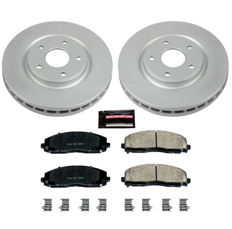 PowerStop 17-19 Chrysler Pacifica Front Z17 Evolution Geomet Coated Brake Kit