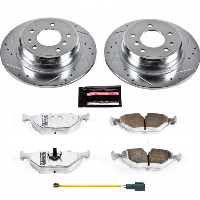 PowerStop 1989 BMW 525i Rear Z26 Street Warrior Brake Kit