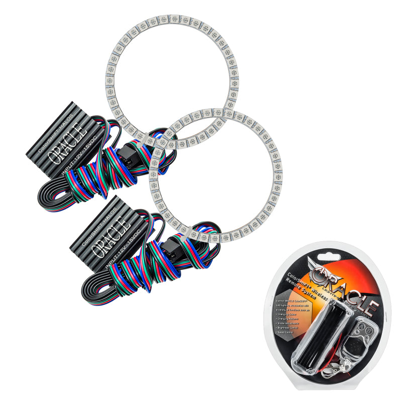 Oracle Lighting Oracle Fiat 500 12-17 Halo Kit - ColorSHIFT