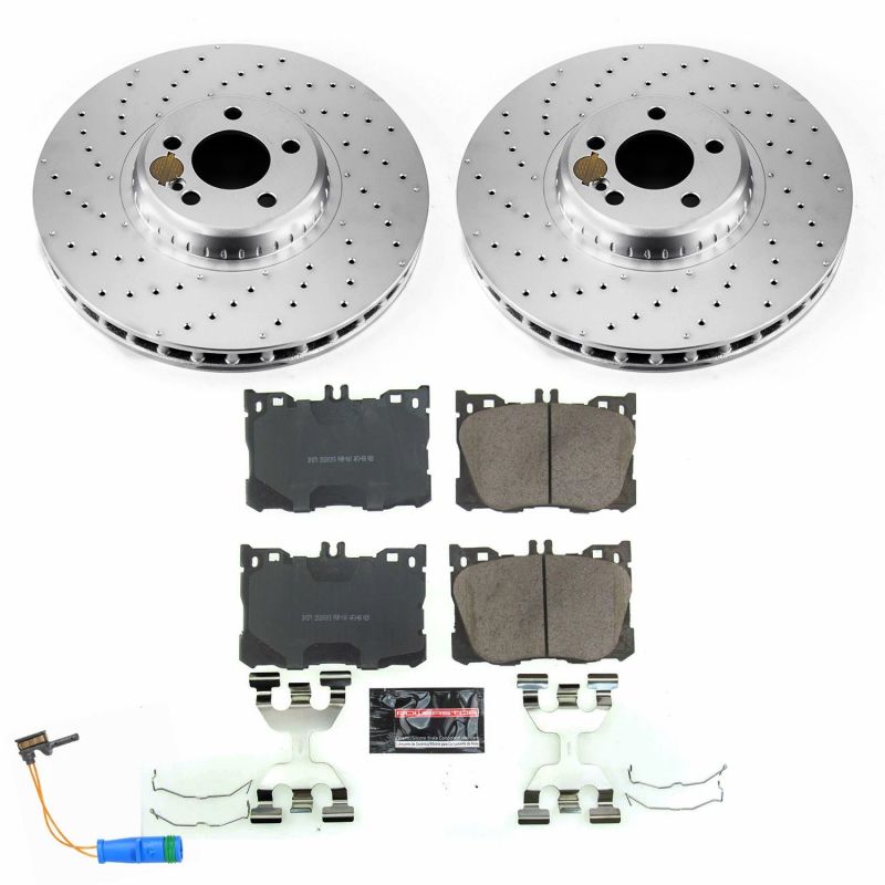 PowerStop 2018 Mercedes-Benz C43 AMG Front Z23 Evolution Sport Coated Brake Kit