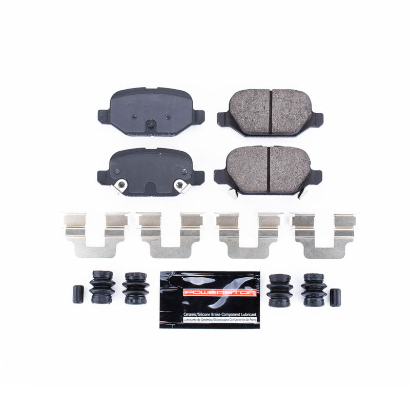 PowerStop 13-17 Fiat 500 Rear Z23 Evolution Sport Brake Pads w/Hardware