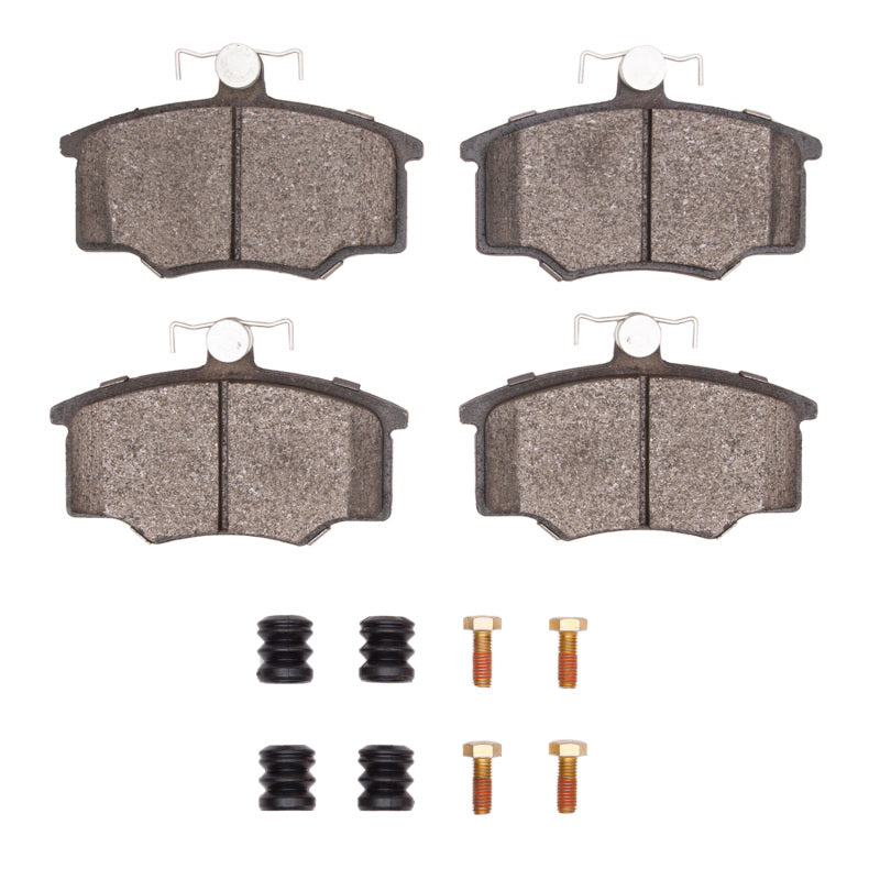 DFC 82-83 Audi Coupe Front 5000 Advanced Semi Metallic Brake Pads and Hardware Kit