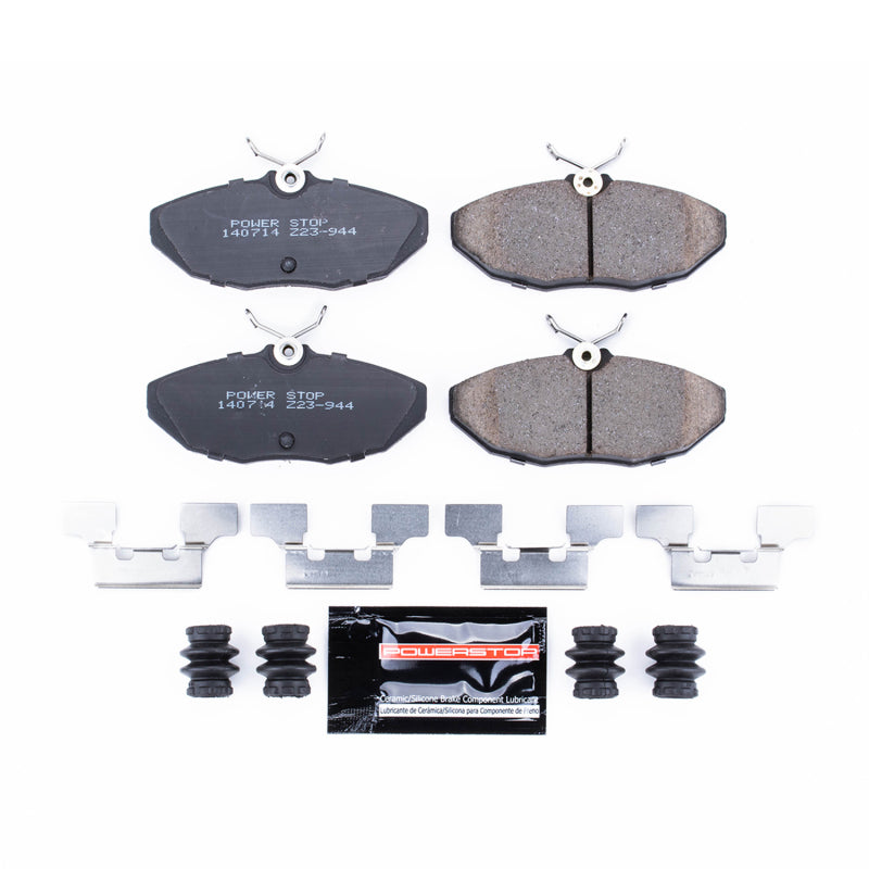 PowerStop 03-05 Jaguar S-Type Rear Z23 Evolution Sport Brake Pads w/Hardware