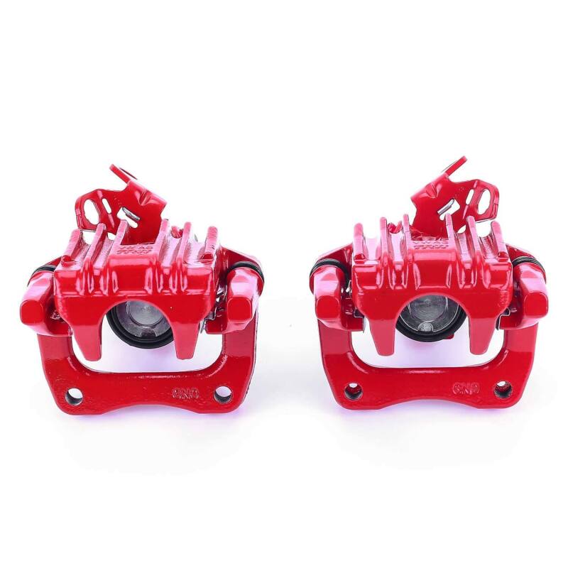 PowerStop 10-13 Audi A3 Rear Red Calipers w/Brackets - Pair