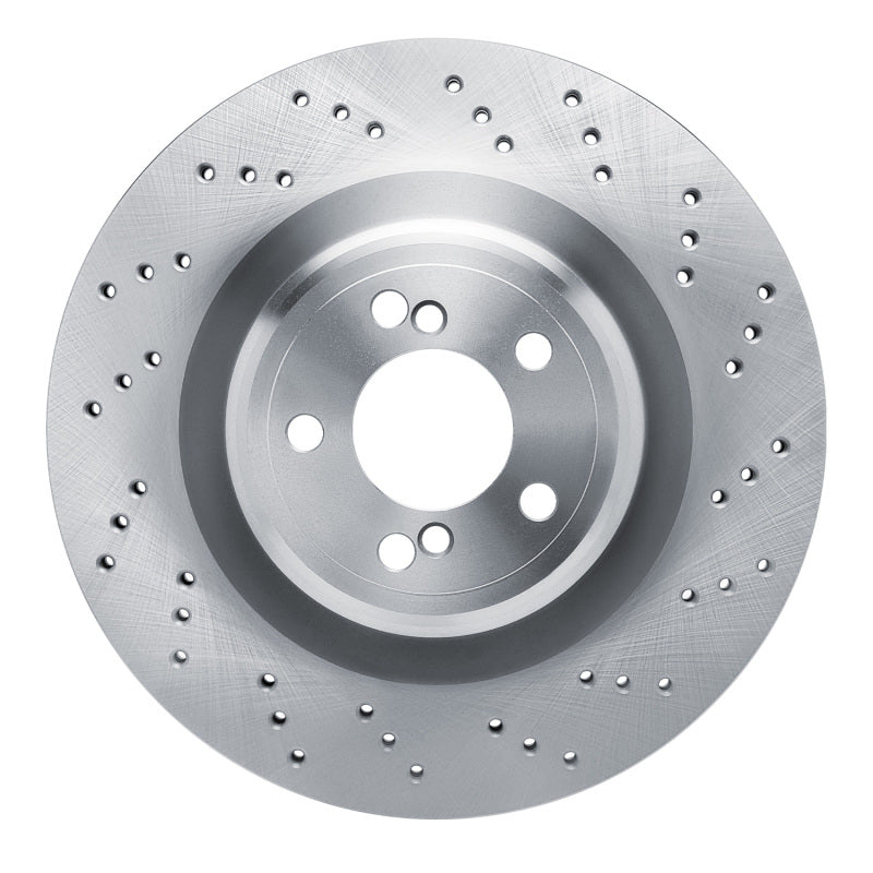 DFC 15-19 BMW X5 Right Rear Drilled Brake Rotor