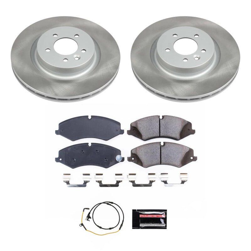 PowerStop 14-17 Land Rover Range Rover Sport Front Semi-Coated Rotor Kit