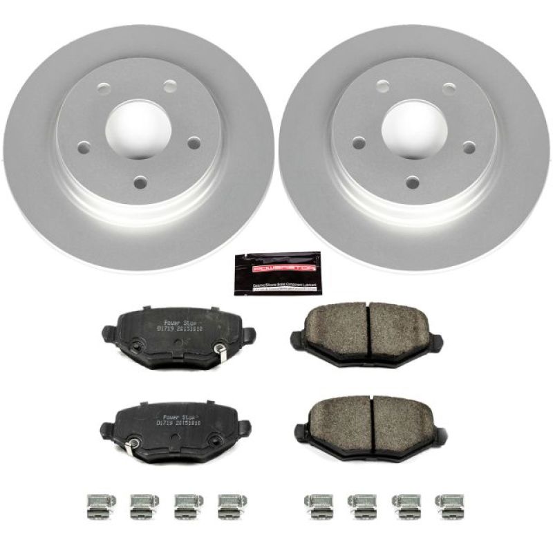 PowerStop 12-16 Chrysler Town & Country Rear Z17 Evolution Geomet Coated Brake Kit