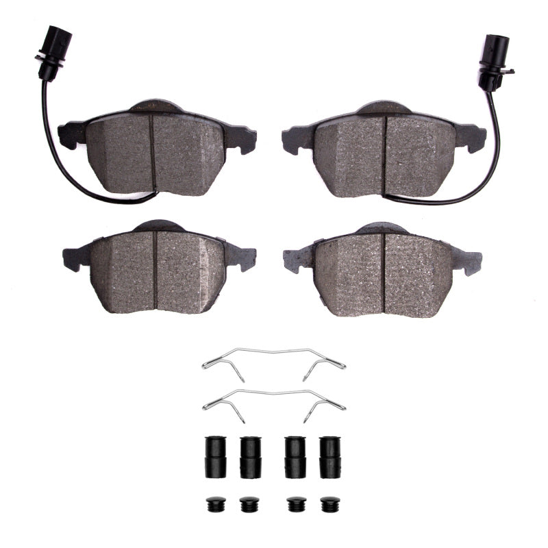DFC 98-08 Audi A4 (USA/Canada) Front 5000 Advanced Low Metallic Brake Pads and Hardware Kit
