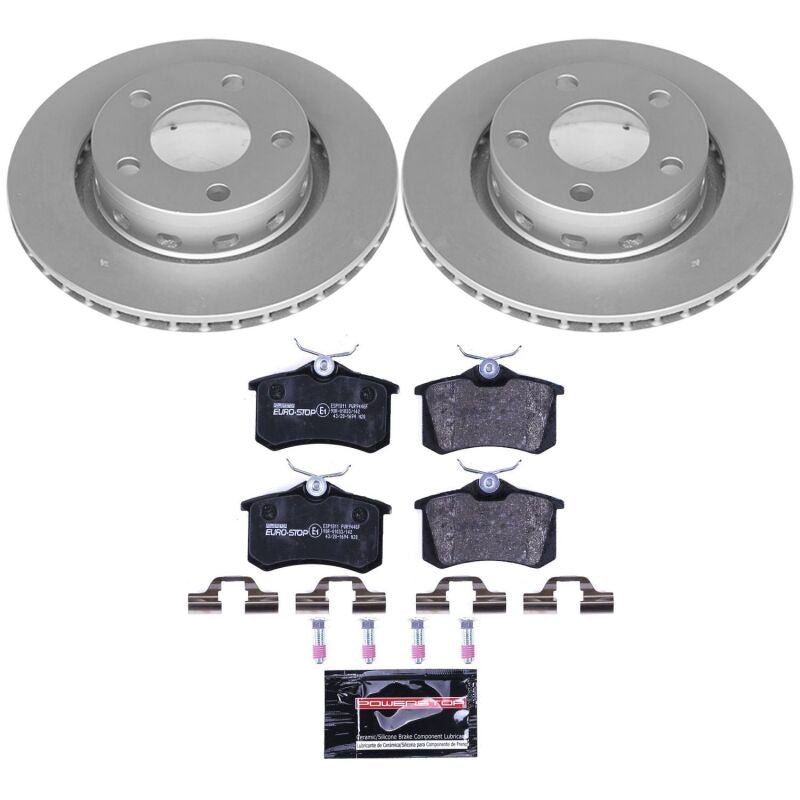 PowerStop 00-04 Audi A6 Quattro Rear Euro-Stop Brake Kit