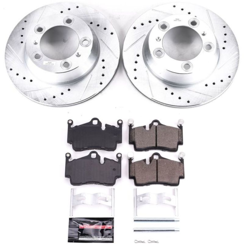 PowerStop 17-18 Porsche 718 Boxster Rear Z23 Evolution Sport Brake Kit