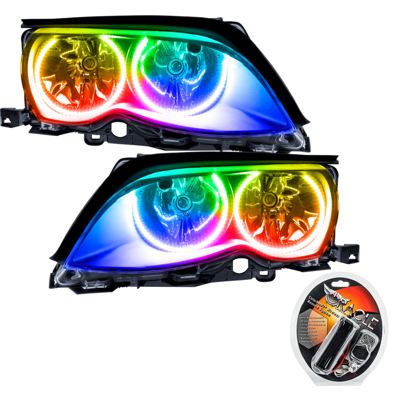 Oracle Lighting Oracle 02-05 BMW 3 Series SMD HL - Black - ColorSHIFT