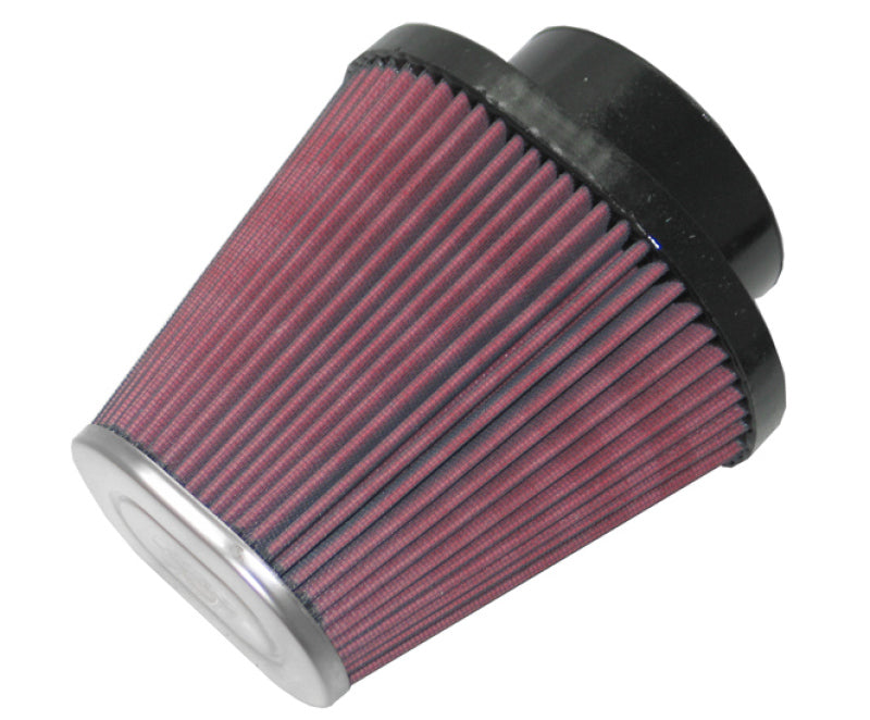 K&N Universal Chrome Filter Oval Tapered 7.063in Base O/S L X 5.469in Base O/S W x 8.031in H