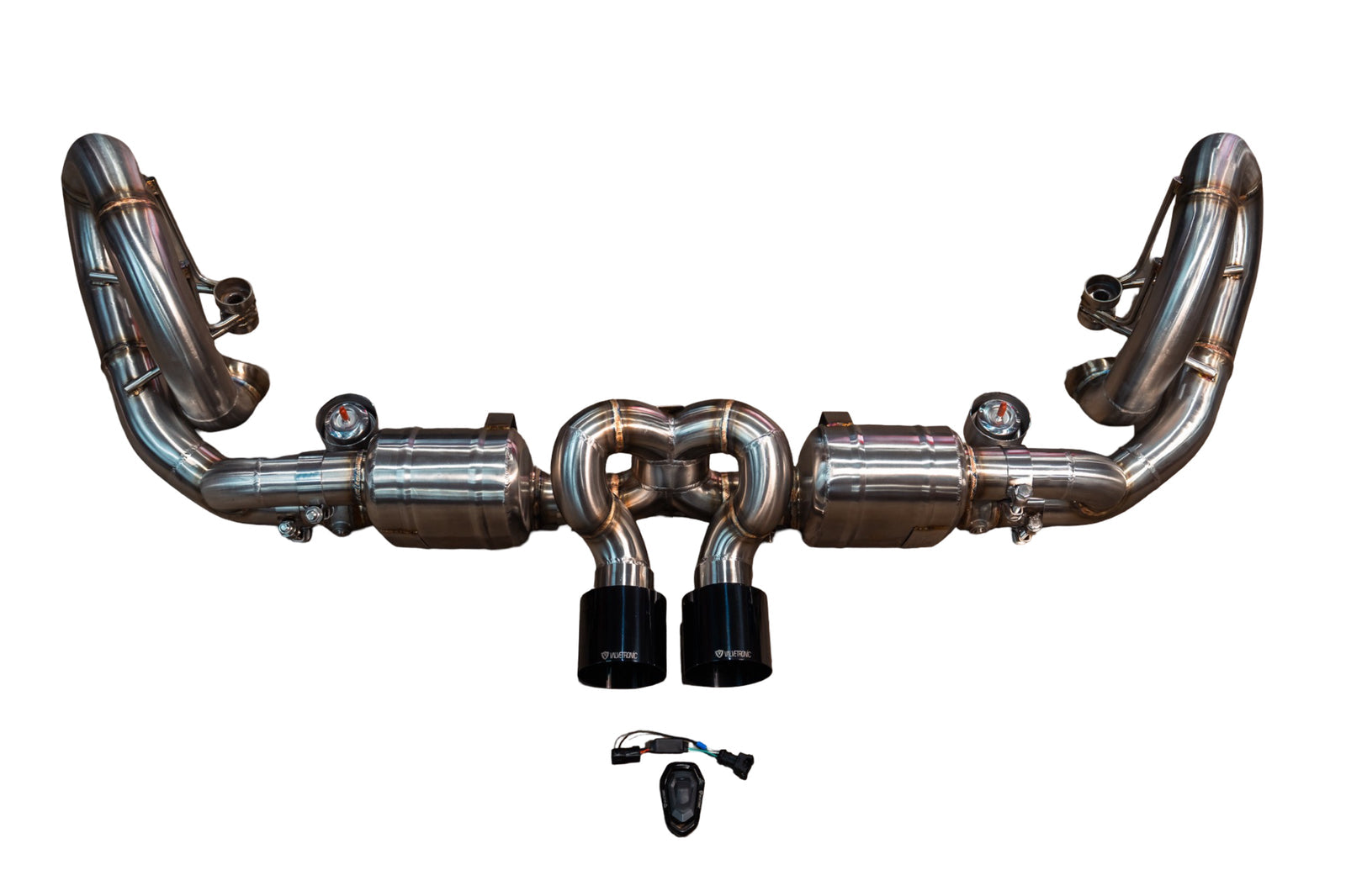 Valvetronic Designs - Porsche GT3 991 Valved Sport Exhaust System - Brushed Stainless Steel