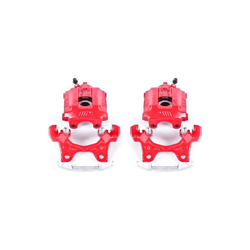 PowerStop 95-99 BMW M3 Rear Red Calipers w/Brackets - Pair