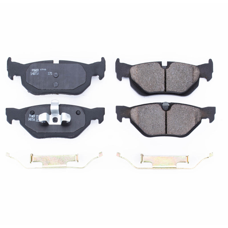 PowerStop 07-09 BMW 323i Rear Z17 Evolution Ceramic Brake Pads w/Hardware