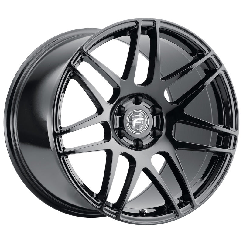 Forgestar F14 17x9 / 5x114.3 BP / ET35 / 6.4in BS Gloss Black Wheel - Deep Concave
