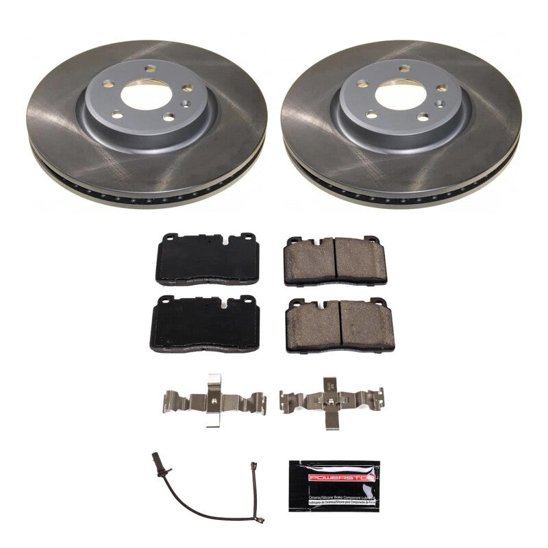 PowerStop 2013 Audi Q5 Front Semi-Coated Rotor Kit