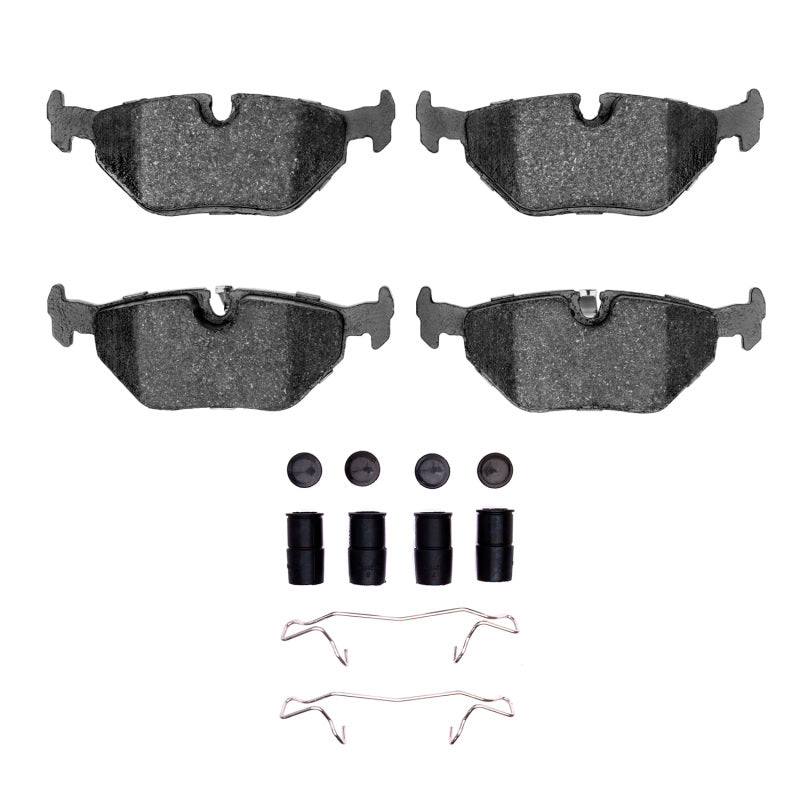 DFC 99-10 Saab 9-5 Rear 5000 Advanced Low Metallic Brake Pads and Hardware Kit