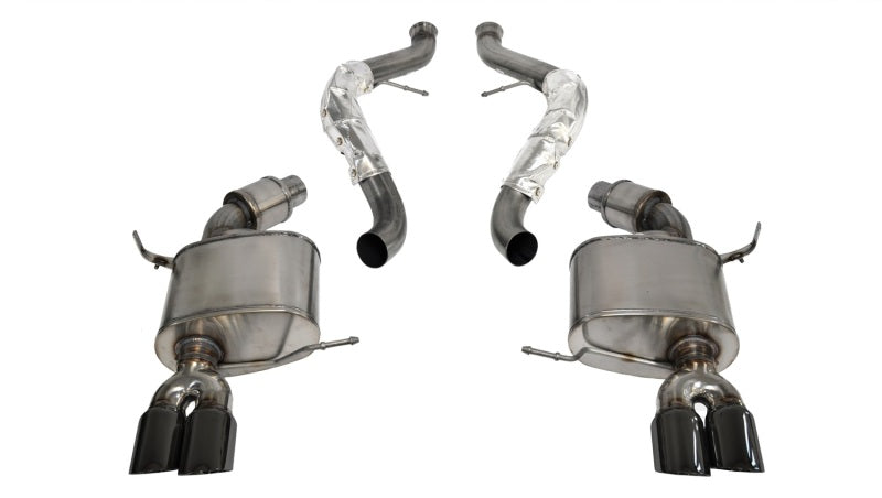 CORSA Performance Corsa 08-12 BMW M3 E90 Black Sport Cat-Back Exhaust