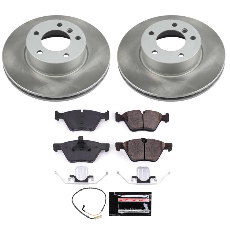 PowerStop 2007 BMW 328xi Front Semi-Coated Rotor Kit