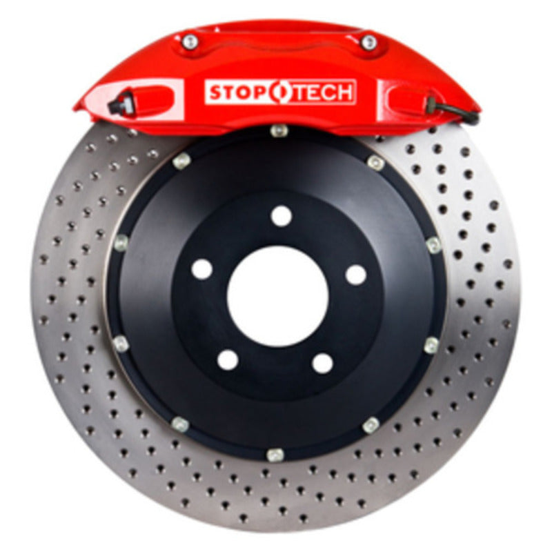 StopTech 97 Ferrari F355 GTS Front BBK Red ST-40 355x32mm Drilled Rotors