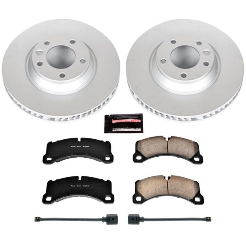 PowerStop 11-18 Porsche Cayenne Front Z23 Evolution Sport Coated Brake Kit