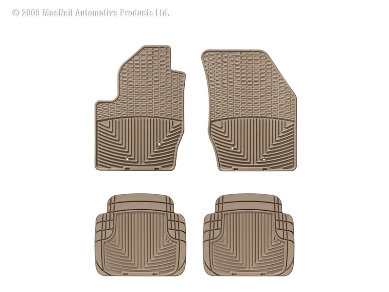 WeatherTech  07-10 Chrysler Sebring Front And Rear Rubber Mats - Tan