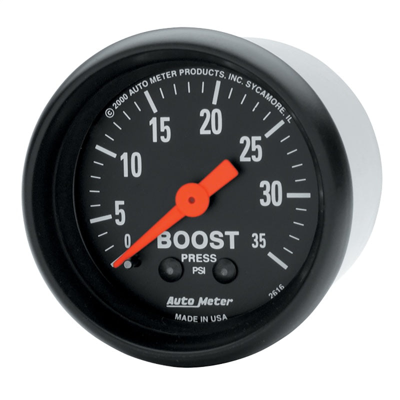 AutoMeter Z-Series 35 PSI Boost Pressure Gauge
