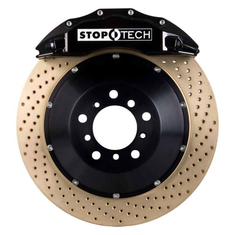 StopTech BBK 14-15 BMW M3 / M4 Front Black ST-60 Calipers 380x32 Zinc Drilled Rotors