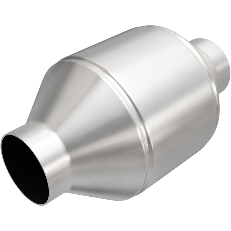 Magnaflow Conv Univ 2.25in Inlet/Outlet Center/Center Round 3in Body L x 5in W x 8.75in Overall L