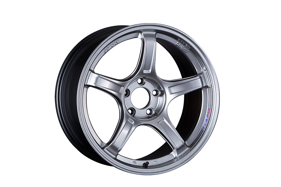 SSR GTX03 17x7.0 4x100 42mm Offset Platinum Silver Wheel