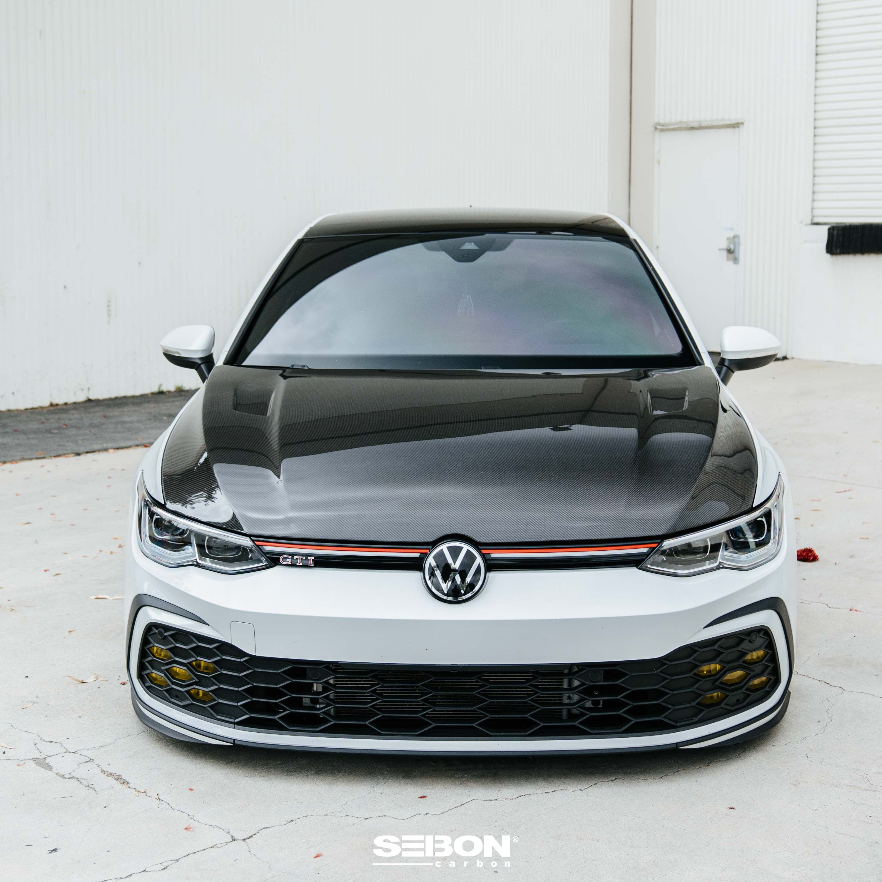 SEIBON Carbon Fiber Hood - MK8/MK8.5 GTI/Golf R - OEM, TM, and DV Styles