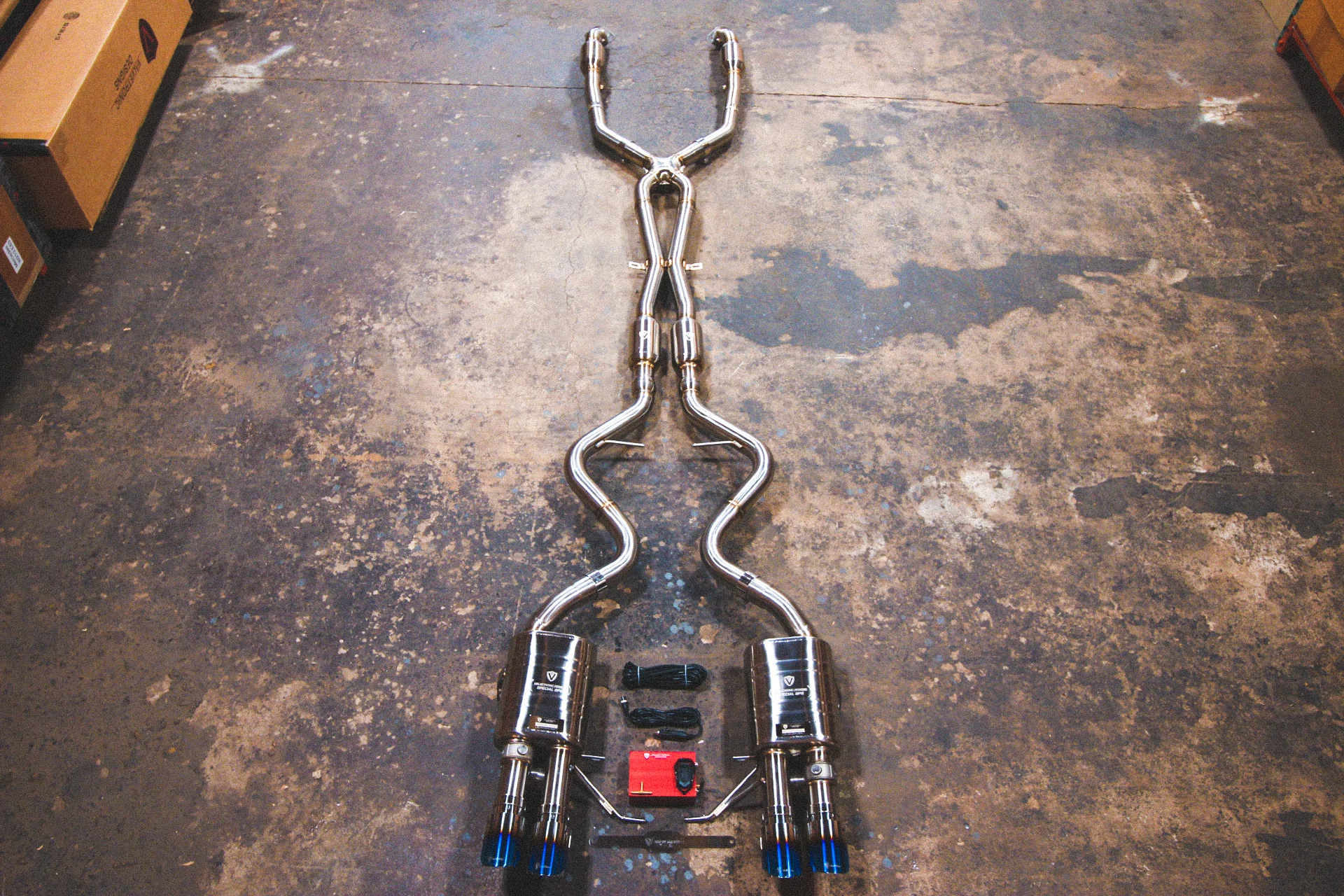 Valvetronic Designs - BMW E9x M3 Valved SPORT Exhaust System (V2) - 200 Cell Catted Midpipe