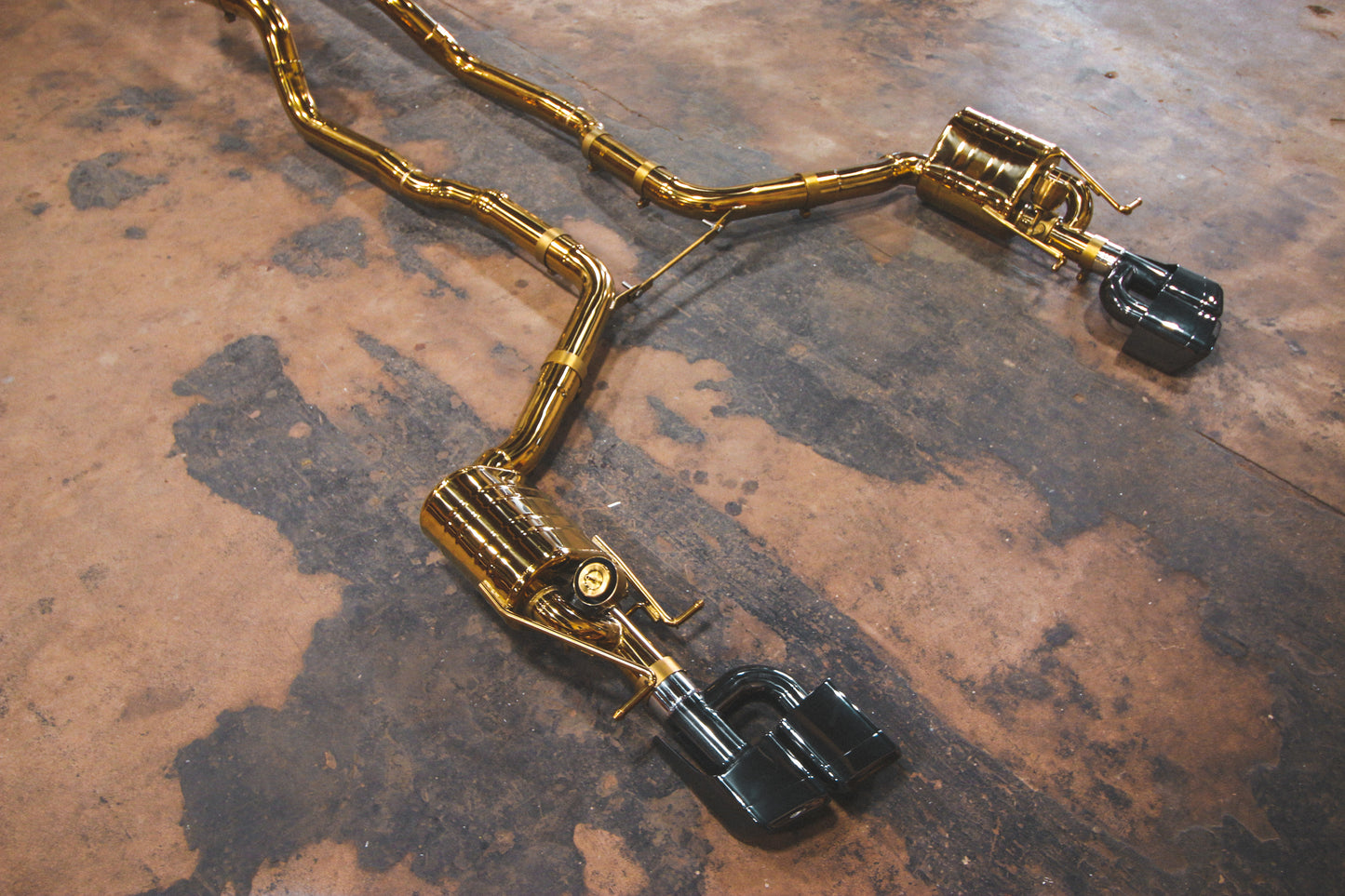 Valvetronic Designs - Mercedes E63 Amg W212 Valved Sport Exhaust System - Brushed - 2014-2016