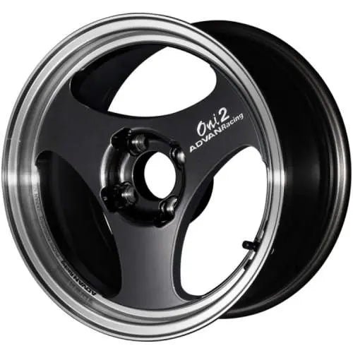 Advan ONI2 14x5.5 / +38 Offset / 4x100 / 63mm Bore / Machining and Black Gunmetallic