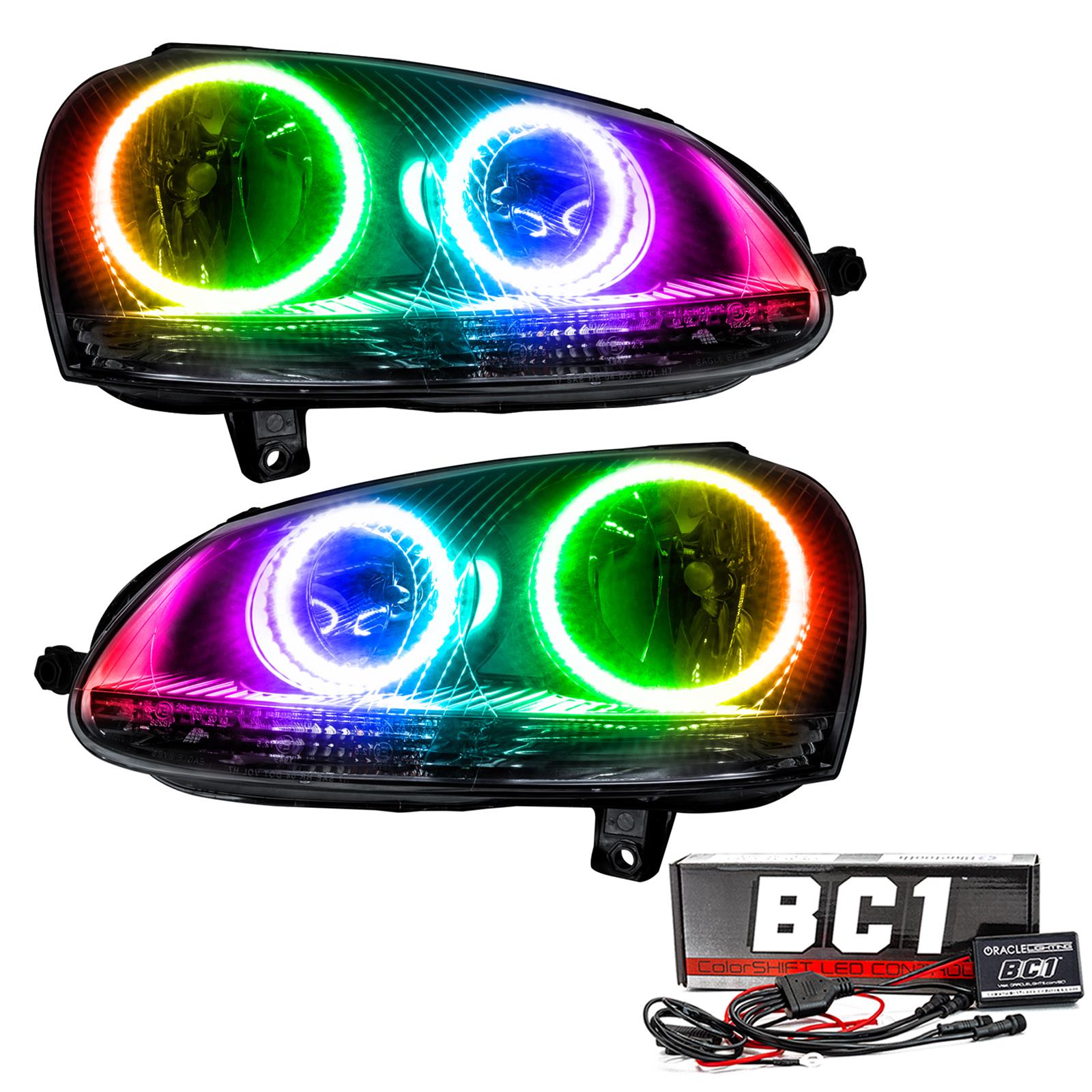 Oracle Lighting Oracle 06-10 Volkswagen Jetta SMD HL - Chrome - ColorSHIFT w/ BC1 Controller