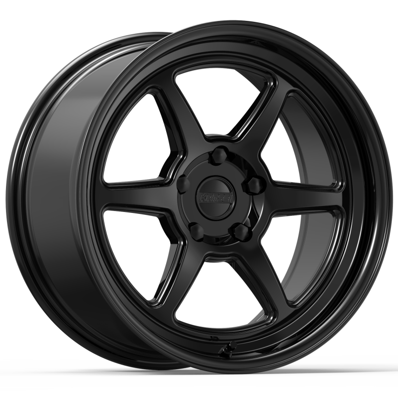 Kansei Wheels Kansei K14B Roku 18x10.5in / 5x100 BP / 12mm Offset / 66.56mm Bore - Gloss Black Wheel