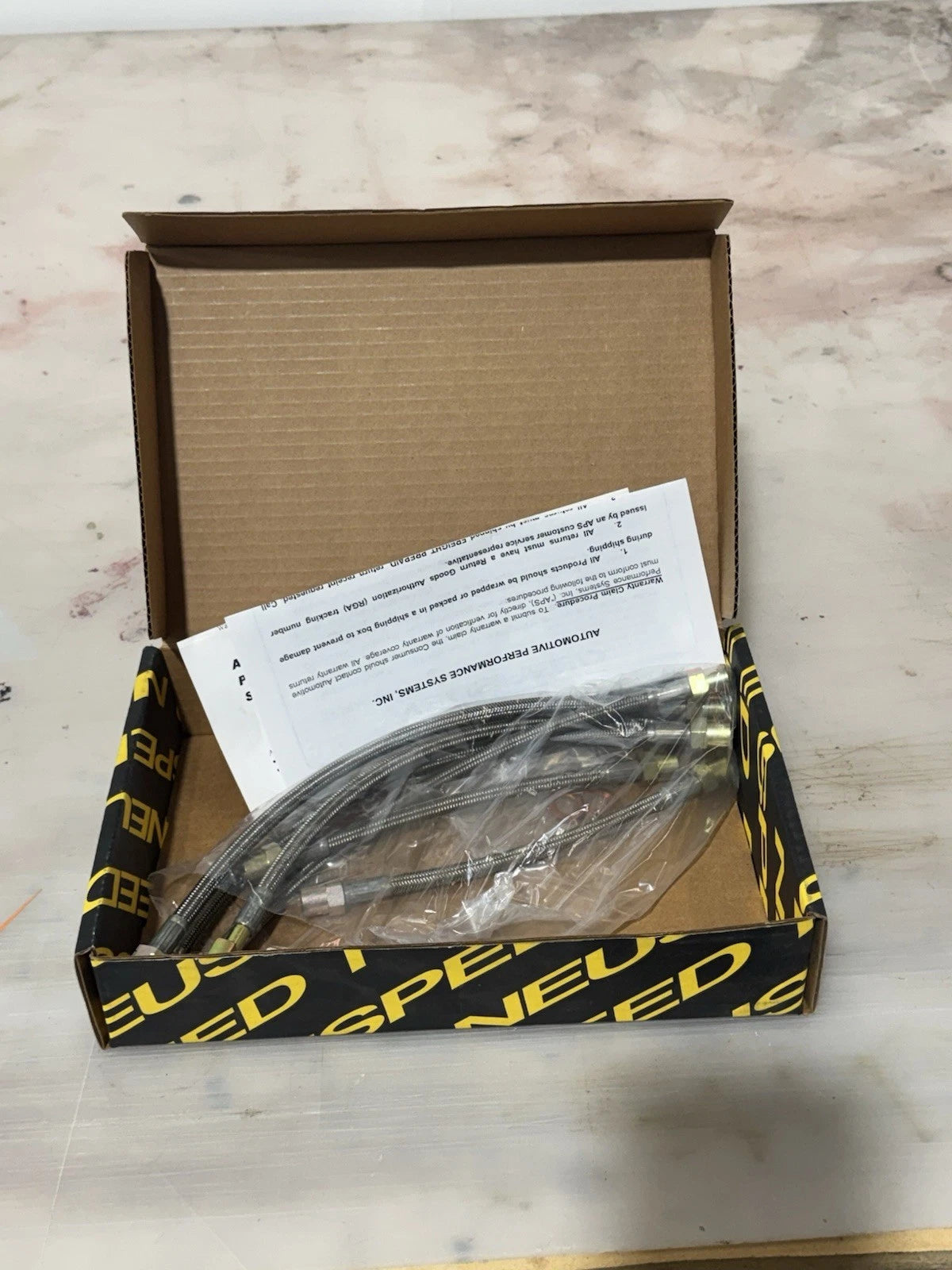 NEUSPEED Stainless Brake Lines B5 Audi A4 FWD 1999-2001 - NOS - CLEARANCE