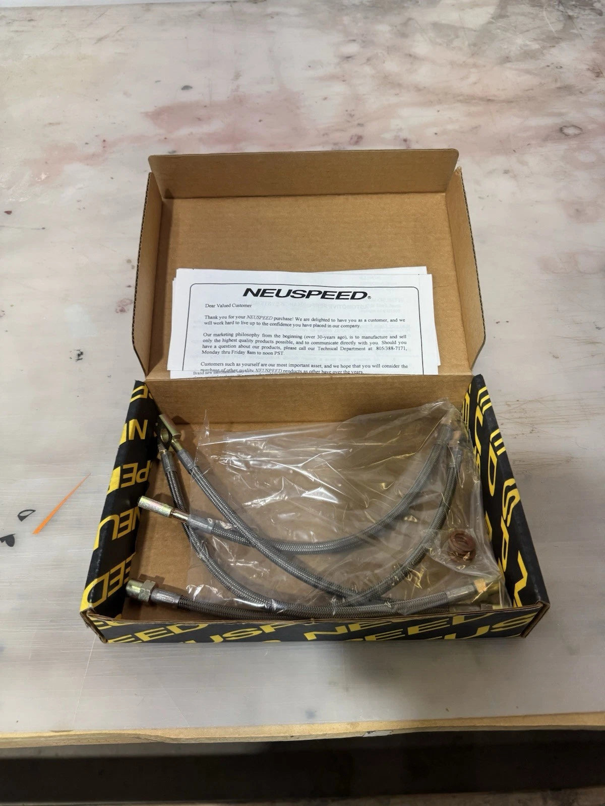 NEUSPEED Stainless Brake Lines B6/B7 Audi A4 - NOS - CLEARANCE