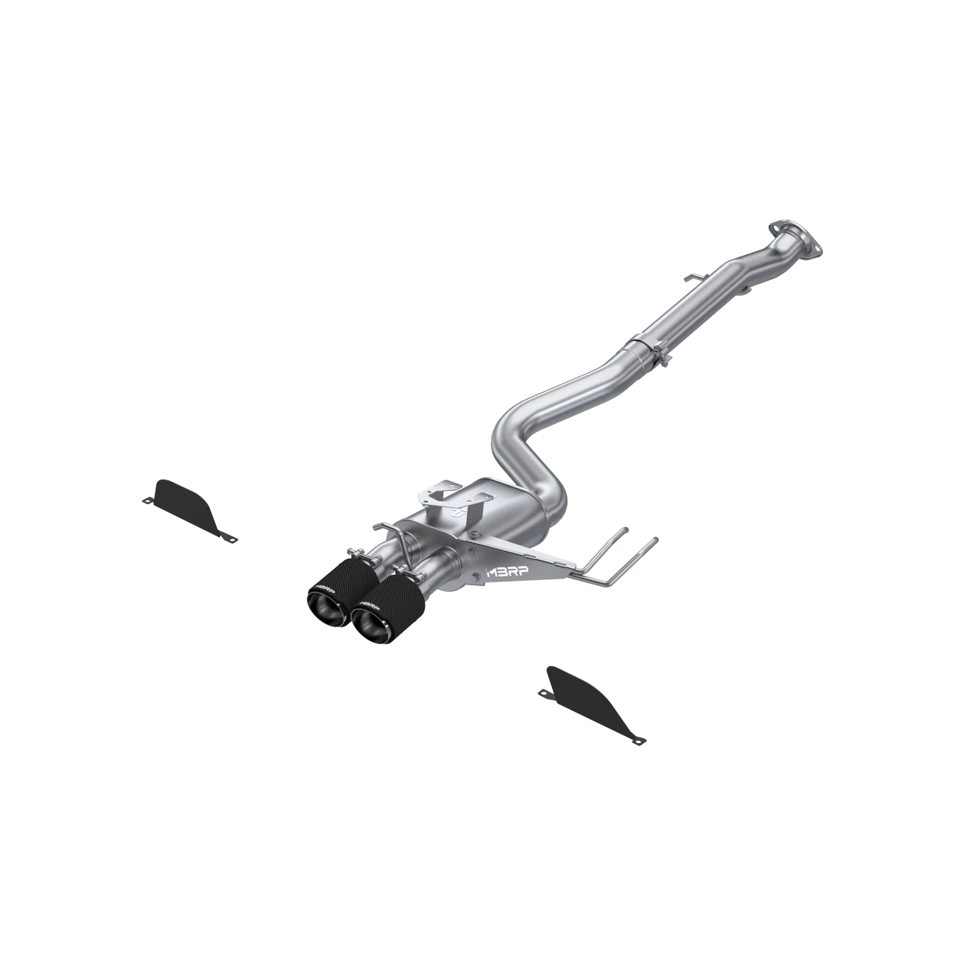 MBRP 3-Inch Cat Back Street Profile Dual Center Exit Exhaust - Toyota GR Corolla