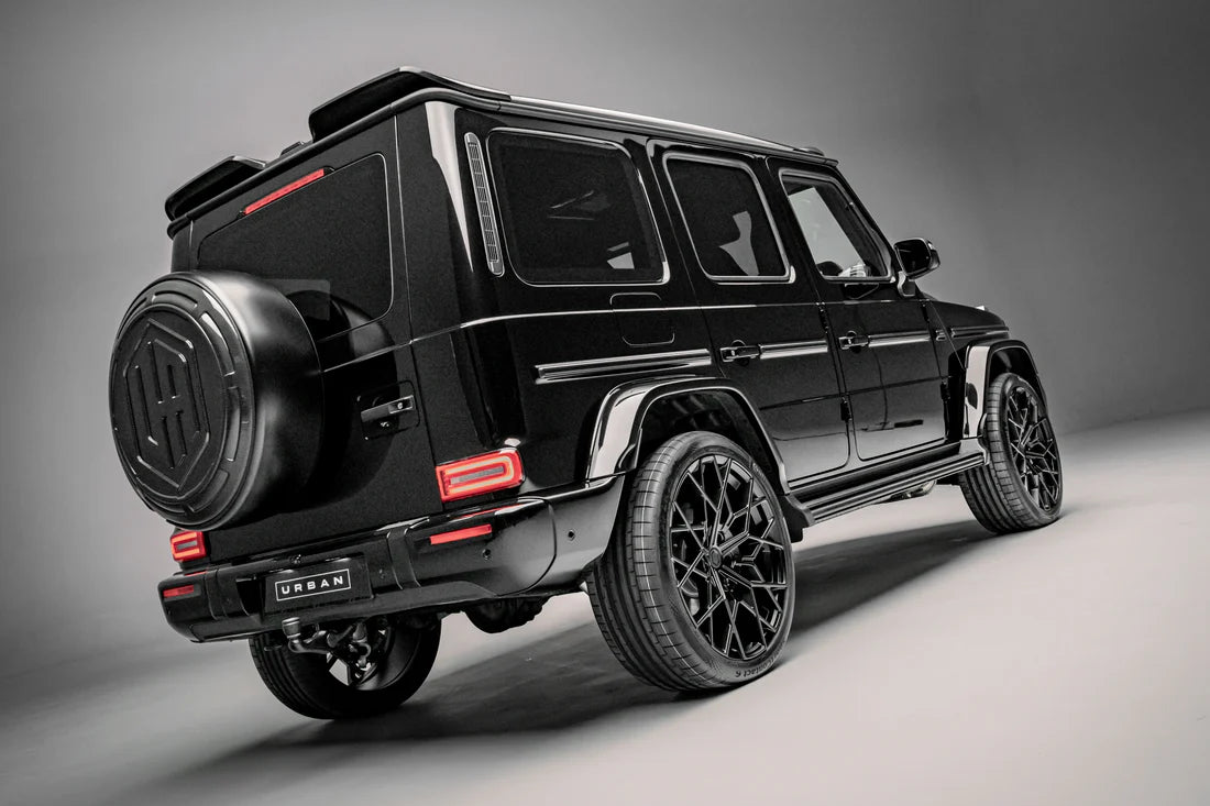 Urban Automotive W465 G-Wagon Visual Carbon Fibre Upper Rear Spoiler with Urban Emblem