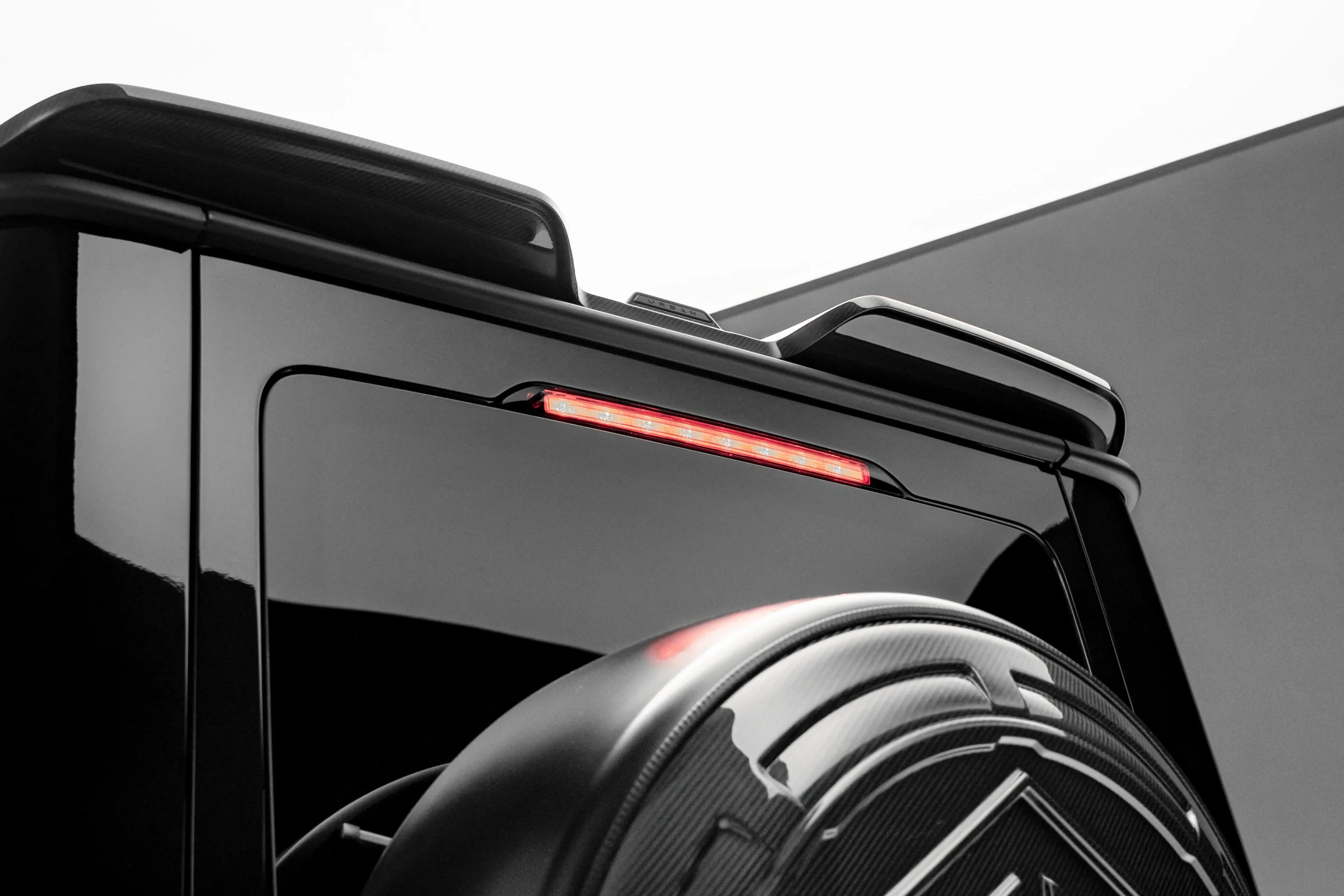 Urban Automotive W465 G-Wagon Visual Carbon Fibre Upper Rear Spoiler with Urban Emblem