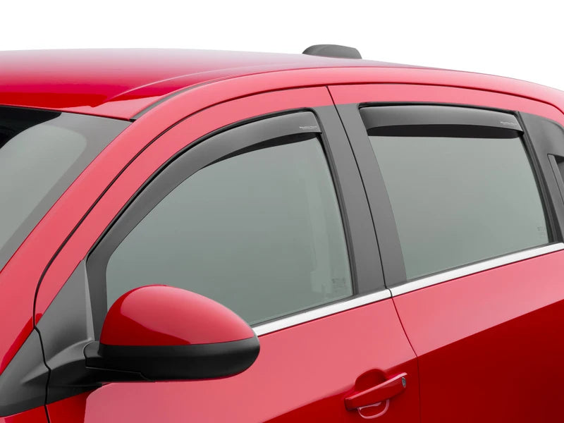 WeatherTech 19-26 Volkswagen Jetta GLI Front & Rear Side Window Deflectors - Dark Tint